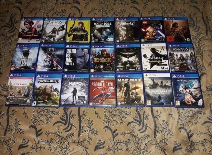 Игры Пс4Пс3Пс5 диски лицензионные