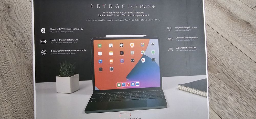 Tastatură fără fir cu trackpad pentru iPad Pro 12,9 inchi