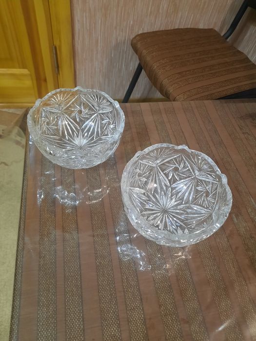 Вазы хрустальные