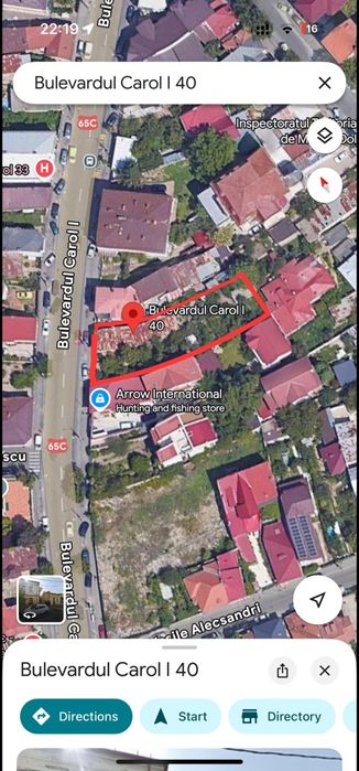 Teren ultracentral, Bulevardul Carol 1, nr 40