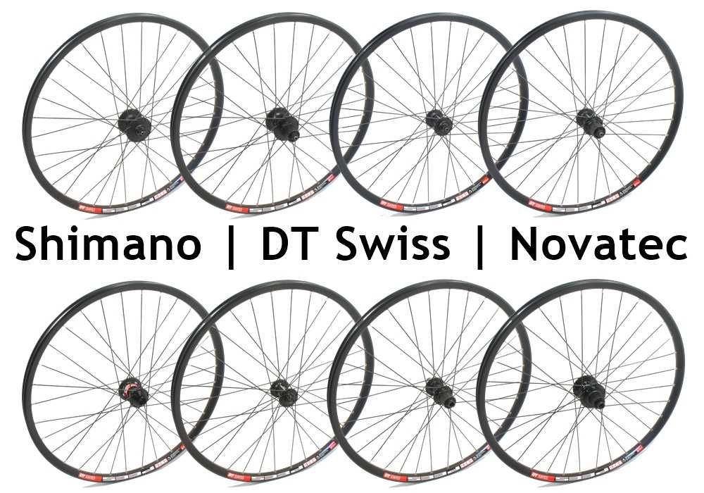 26" Капли за диск Shimano, DT Swiss, QR, Thru-Axle, Предна, Задна