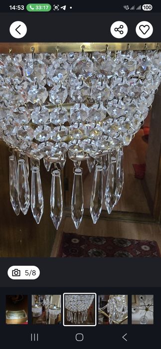 Люстра, Чехия.Ссср