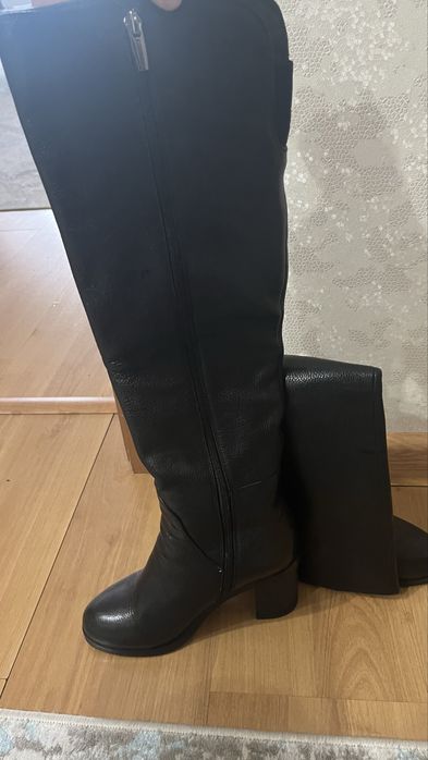 Сапоги кожанные зима 33-34 р