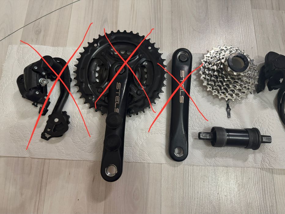 Запчасти для велосипеда (новые, б/у)