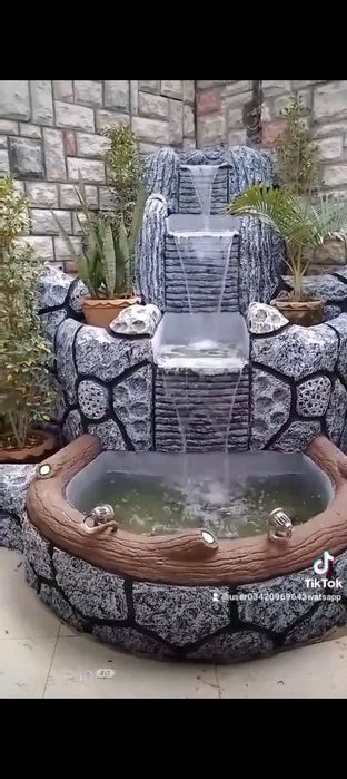 Фонтан водопад пруд ручей бассейн шарашара fontan vodopad ariq prud
