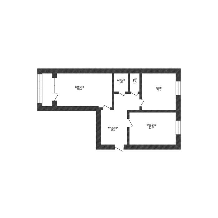 Продам 2 ком квартиру район Бульвар КСК