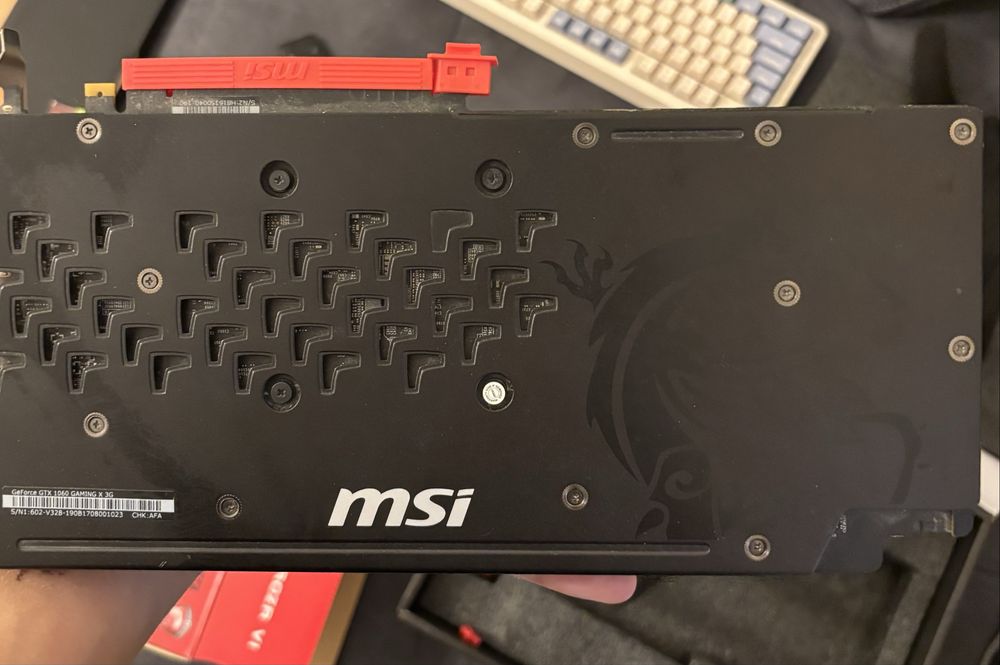 Видеокарта MSI GTX 1060 3GB Gaming X