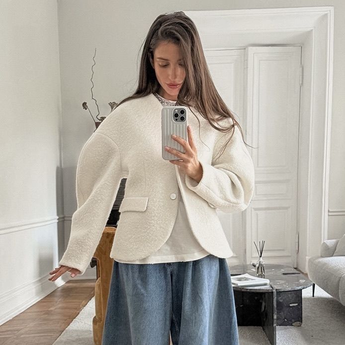 Пиджак - пальто на теплую весну