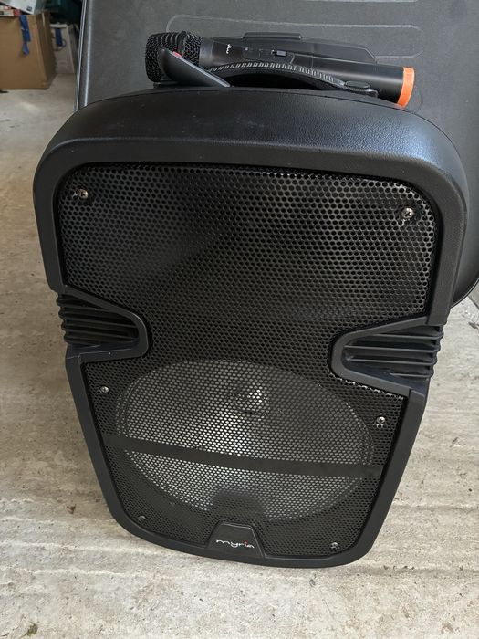 Boxa portabila MYRIA MY2613, 50W, Bluetooth, USB, SD, FM, microfon wireless, telecomanda, negru