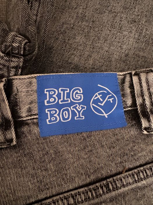 Оригинал джинсы Big Boy (серый цвет)