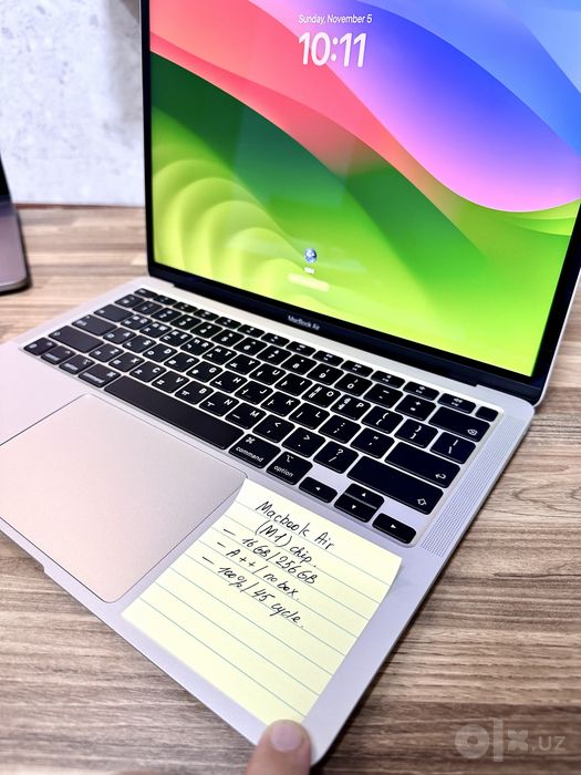 MacBook Air M1 (Silver) 8/256- Макбук - Ноутбук