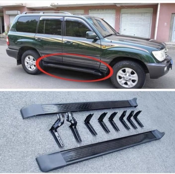 Подножки на Land Cruiser 100