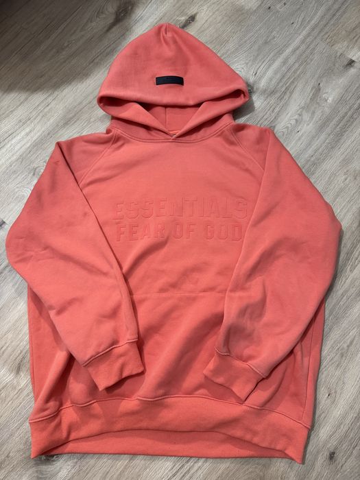 Essentials fear of god coral