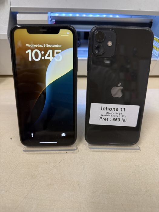 Iphone 11 / 64 gb / 100% baterie / garantie