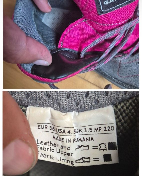 Ghete trekking Garmont goretex 36