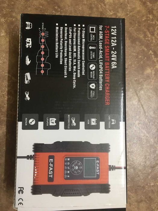 Зарядное устройство 12 ампер для литий-ионных аккумуляторов