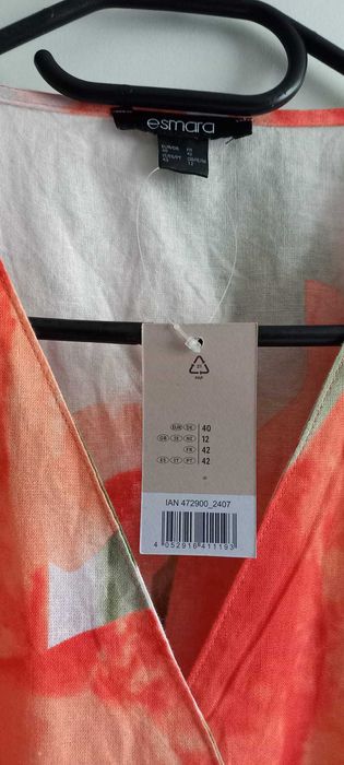 Rochie in/bumbac ,marimeM,cu eticheta