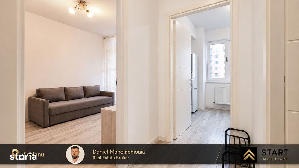 Apartament 1 Cameră Decomandat de închiriat – Cartier Visoianu, etaj 1