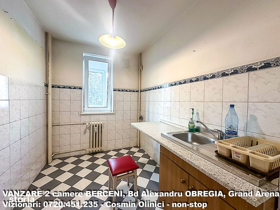 Apartament 2 camere Bd Obregia etaj 2 aproape Grand Arena 50 mp
