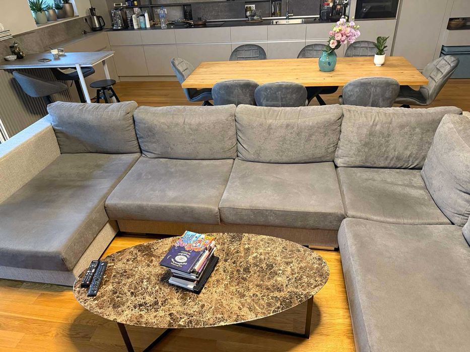 П образен диван + задна табуретка