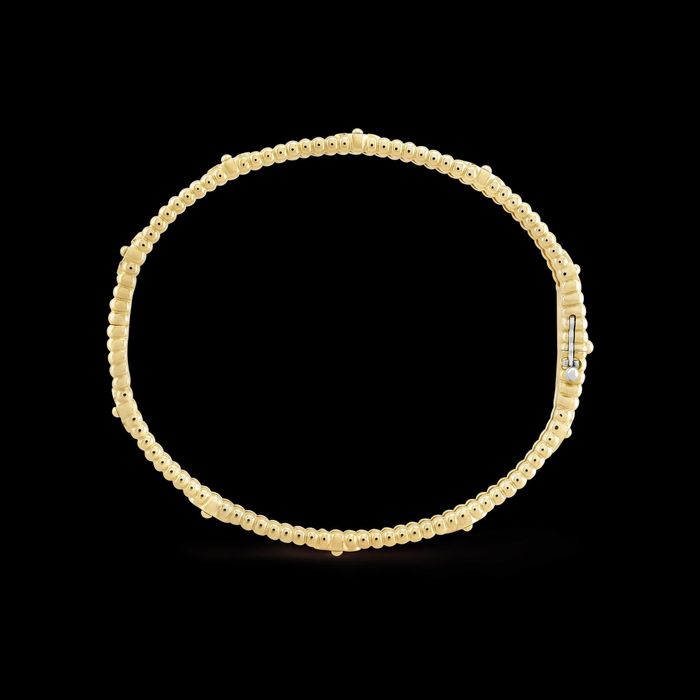 Van Cleef & Arpels VCA Gold Diamond Sweet Perlée Дамска Гривна