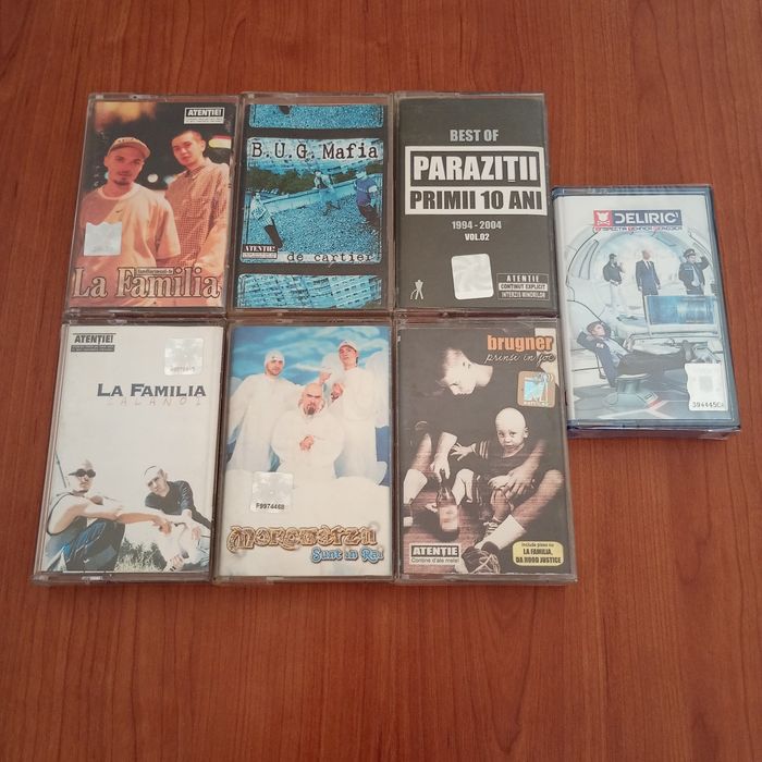 Casete hip hop românesc: La Familia, Bug mafia, Parazitii, Deliric