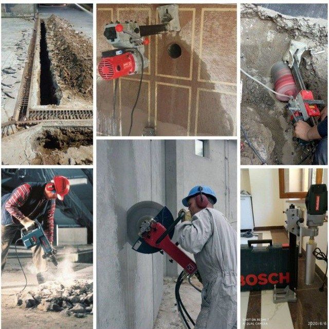 Perforator xizmati teshik teshish beton kesish Arrada eshik ochish