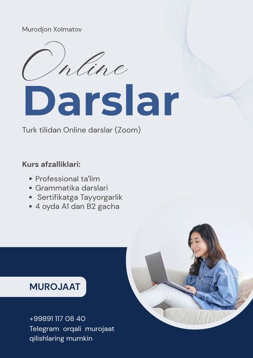 Turk tili online Darslar