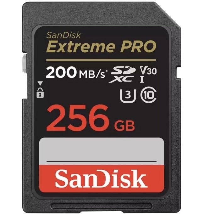 НОВО!!! Карта памет SanDisk Extreme PRO 256GB SDXC, До 200MB/s & 140MB/s