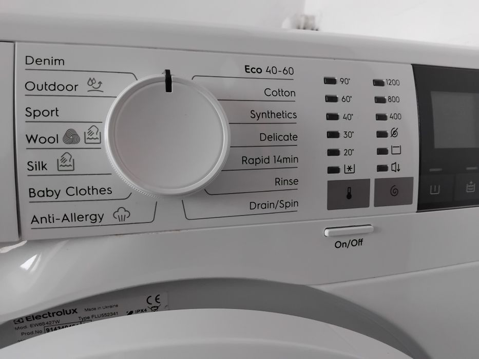 Пералня Electrolux, 7 kg, 1200 об./мин., на 5 години