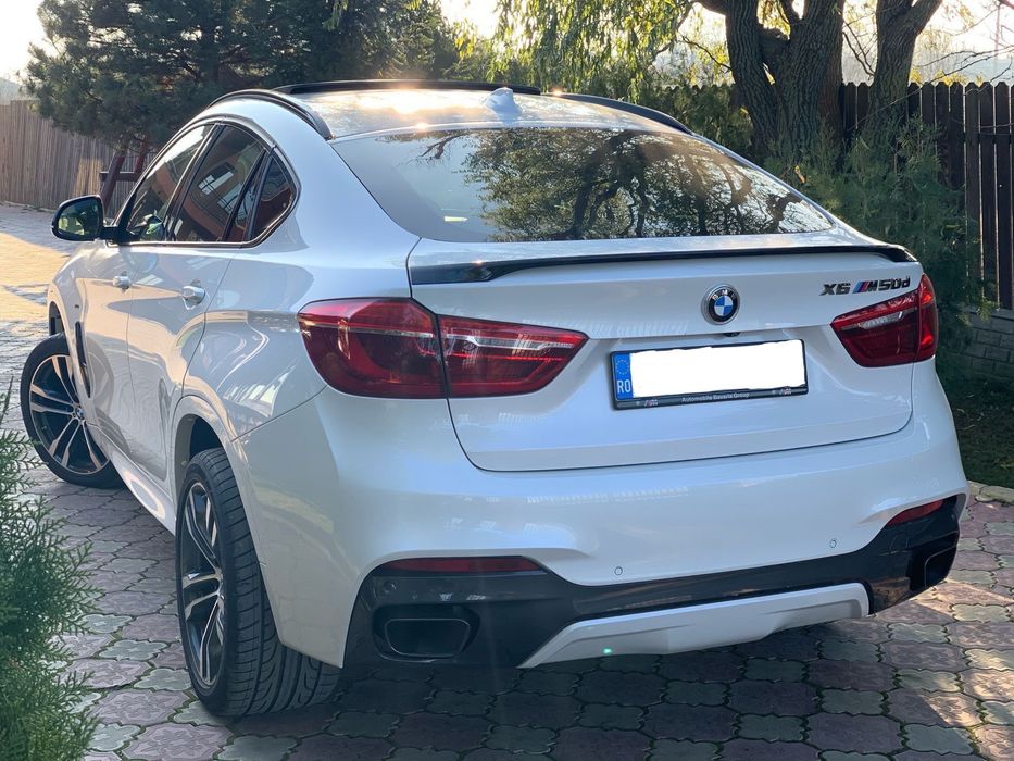 Bmw X6 Model 2016 M 5.0 xd 381 cp 165.000 km reali,Trapa , alb perlat