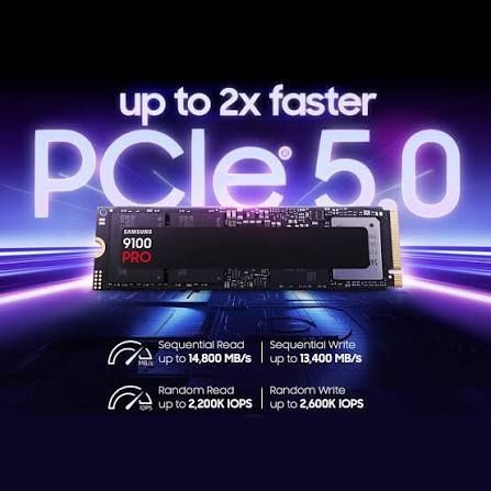 Samsung SSD 9100 PRO 2TB, PCIe 5.0x4 M.2 Gen 5