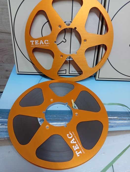 Teac 26 cm  Special _ set doua role metal magnetofon