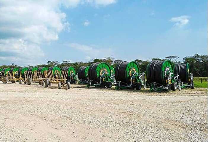 Тръбно-ролкова напоителна машина Irrimec MF3- F110/500 метра