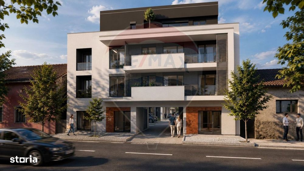De vânzare Apartament 2 Camere Etaj 2 Bloc Boutique Clujului — fotografia 1