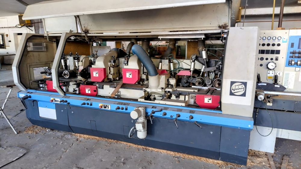 Шлайф с два шпиндела един след друг, с регу на вис и дъл, РЕВЕЗИРАН.