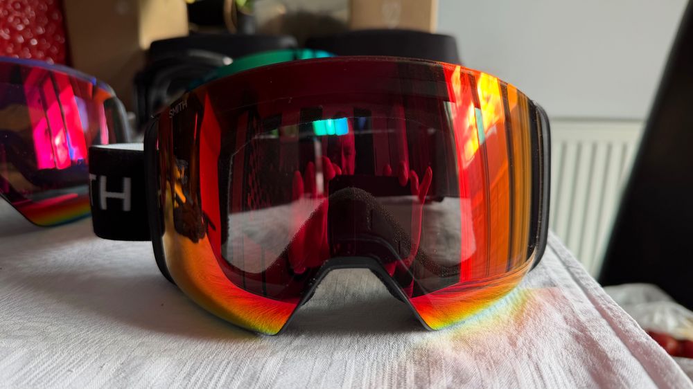 2x ochelari de ski/snowboard Smith 4D Mag cu 3 lentile schimb fiecare