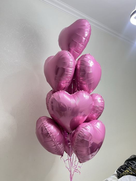 воздушые шар сердечки шымкент
