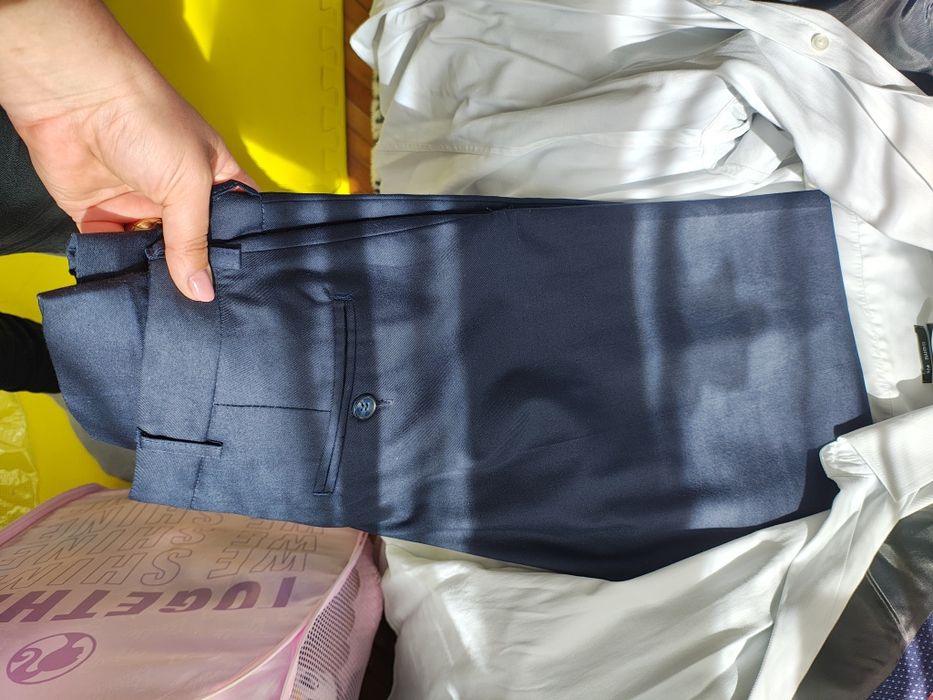 Costum  albastru de mire