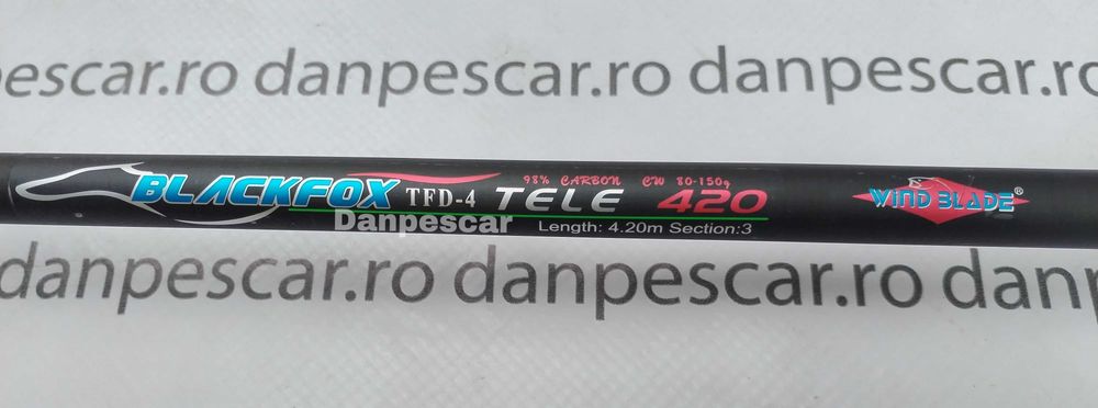 Lanseta Feeder carbon Wind Blade TFD4 4,2 metri Actiune:80-150gr