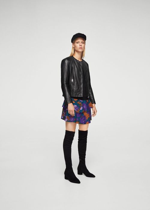 Кожено яке Mango