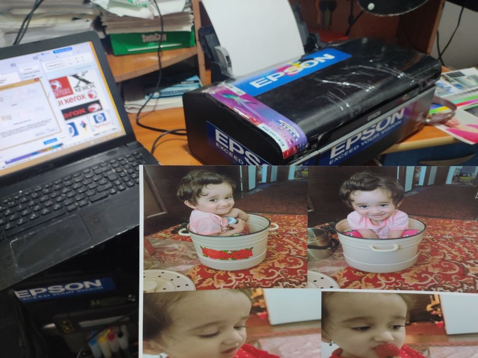 Epson P 50 tezkor 6 rangli HD PRINTER, idialni- ishlatishga tayyor