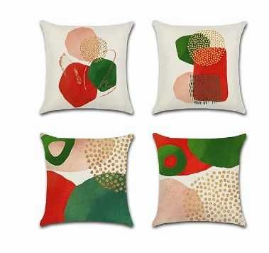 Wakasena Комплект калъфки за възглавници 4 бр. 40 x 40 см