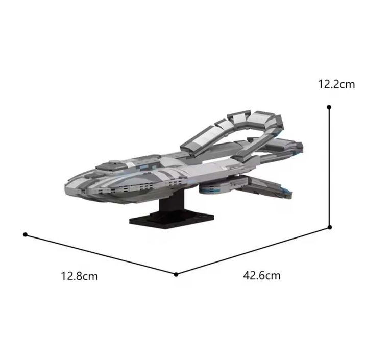 The Orville starship building blocks lego compatible