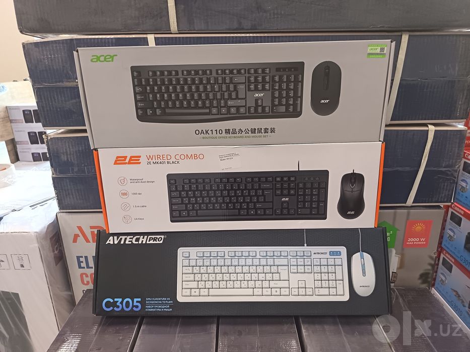 Набор Клавиатура мышка  (Acer / 2E / AVTECH]