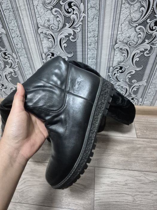 Чёрные сапоги б/у