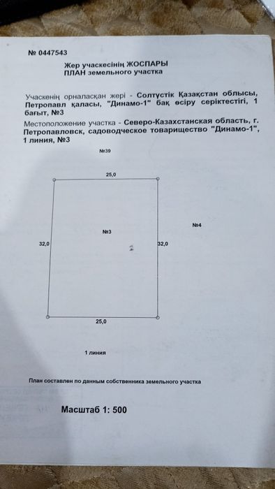 Продам земельный участок