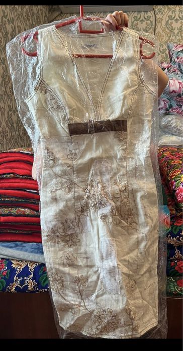 Платье лен летнее новое