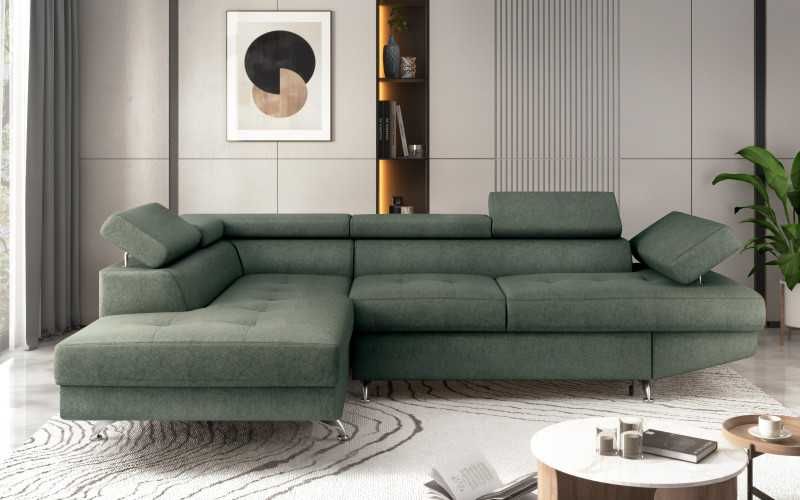 Разтегателен диван Барк М, висок клас дамаска, на 3 месеца