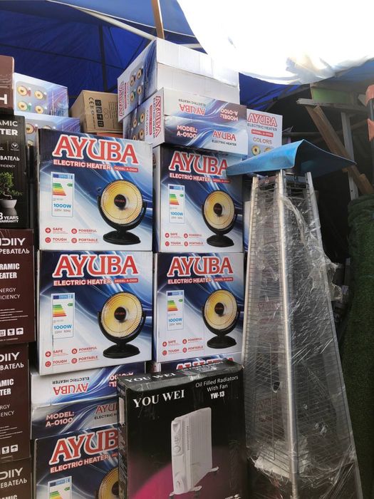 Elektr isitgich pechka 1000 vt ishlidi uy va offis uchun